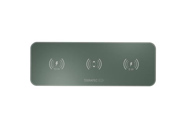 Terratec ChargeAIR All, Innendørs, 9 V, 1,2 A, Trådløs lading, Grønn