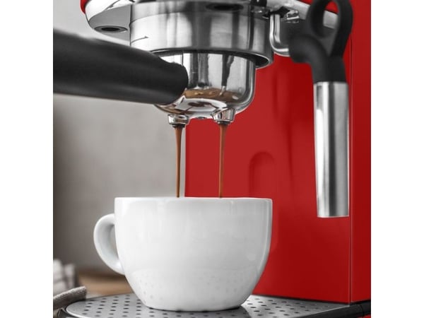 Gastroback Design Espresso Piccolo, Espressomaskin, 1,5 l, Malt kaffe, 1400 W, Rød