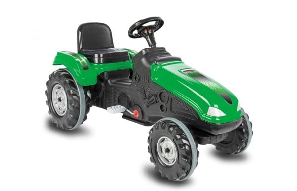Jamara Pedal Tractor Big Wheel, 3 år, 4 hjul, Sort, Grønn