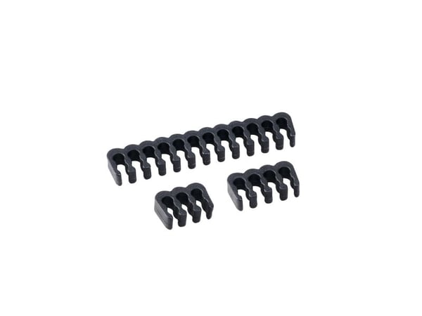 Akasa Kabelkamm Set - 3mm schwarz, 3 mm, Sort, 90 mm, 185 mm, 4,5 g, Kina