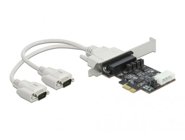 Delock - Seriel-sovitin - PCIe 2.0 lavprofil - RS-232 x 2 - lajittelu