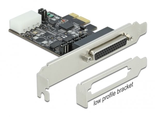 Delock - Seriel-sovitin - PCIe 2.0 lavprofil - RS-232 x 2 - lajittelu