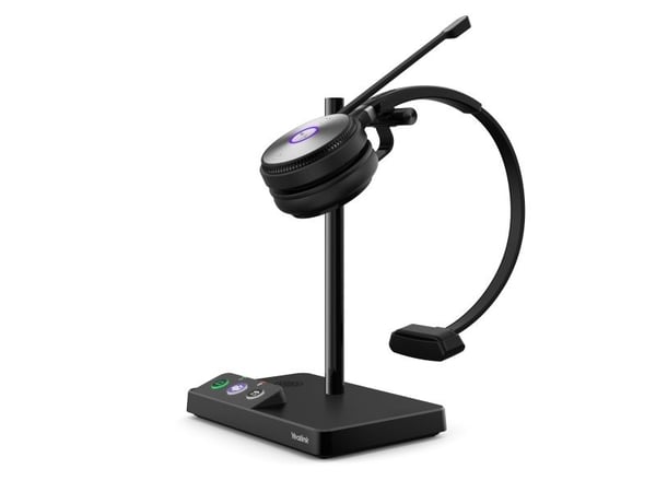 Yealink WH62 Mono - For Microsoft Teams - hodesett - on-ear - DECT - trådløs - Certified for Microsoft Teams