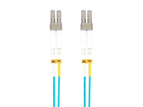 ProXtend - Koblingskabel - LC/UPC-multimodus (hann) til LC/UPC-multimodus (hann) - 10 m - 2 mm - fiberoptisk - dupleks - 125 mikroner - OM3 - halog...