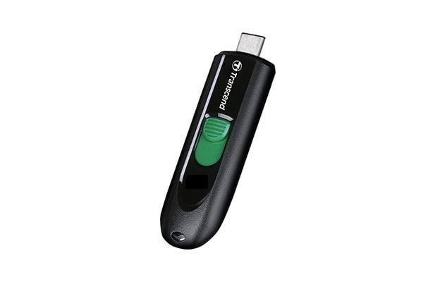 Transcend JetFlash 790C - USB-flashstasjon - 64 GB - USB-C 3.2 Gen 1 - svart
