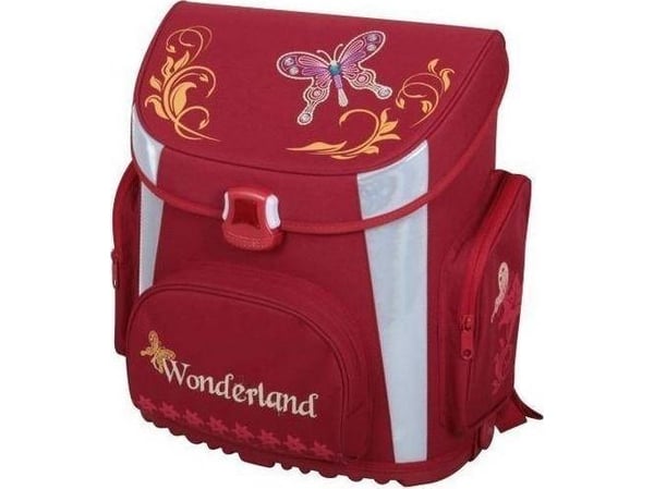 Titanum skolesekk Tiger Best Wonderland rød