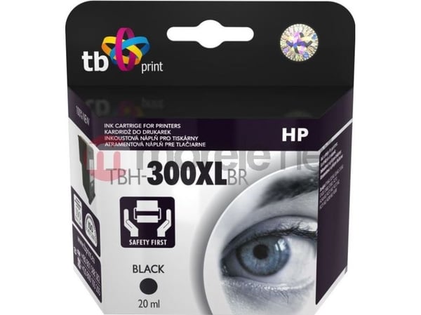 TB - 20 ml - svart - kompatibel - gjenfabrikert - blekkpatron (alternativ for: HP 300XL) - for HP Deskjet F4210, F4213, F4235, F4250, F4273, F4274,...