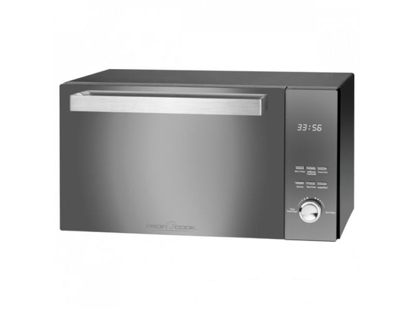 ProfiCook PC-MWG 1204 - Mikrobølgeovn med grill - 23 liter - 800 W - svart
