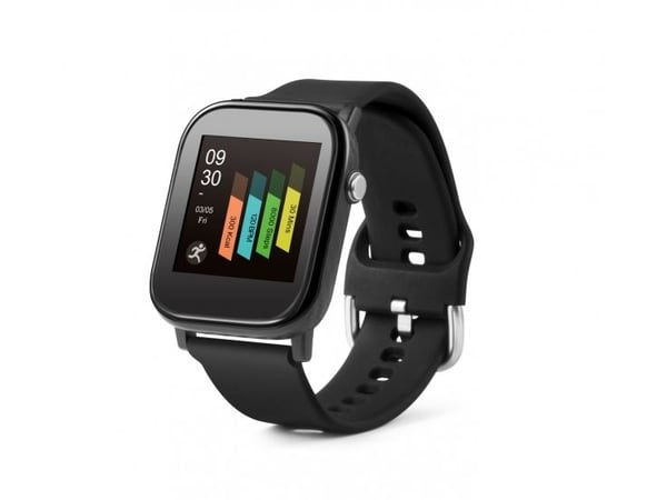 Technaxx TX-SW6HR - Smartklokke med bånd - display 1.4" - Bluetooth - 40 g