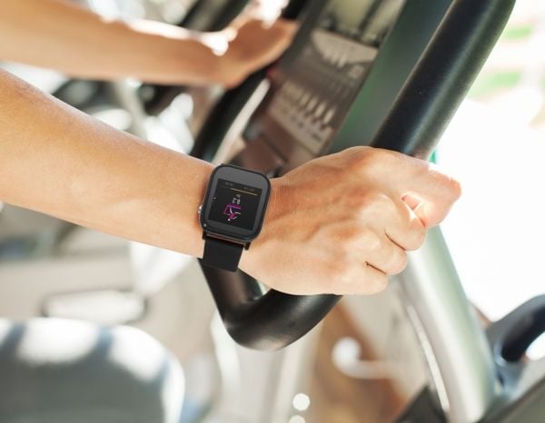 Technaxx TX-SW6HR - Smartklokke med bånd - display 1.4" - Bluetooth - 40 g