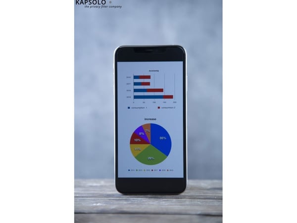KAPSOLO - Skjermbeskyttelse for mobiltelefon - 3D - glass - for Apple iPhone X, XS