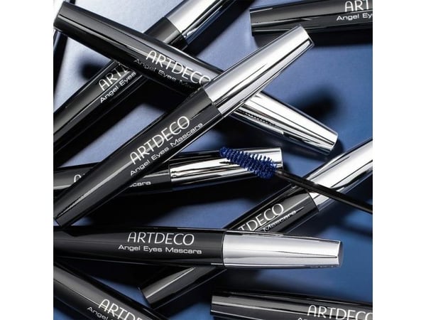 ARTDECO Angel Eyes Mascara, Musta, Black, Kihartuva, Pidentävä, Ravitseva, Tuuheuttava, AQUA (WATER), GLYCERYL STEARATE, COPERNICIA CERIFERA CERA (...
