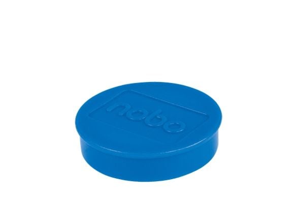 Nobo Whiteboard magneter 38 mm, styrke 1,5kg, pakke med 10 stk., Whiteboard-magnet, Blå, 38 mm, 20 mm, 38 mm, 190 mm