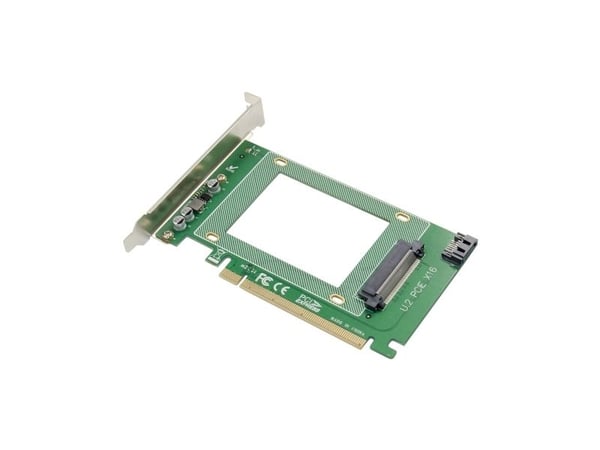 ProXtend PX-SA-10147, PlayStation Network, U.2, Full høyde/full lengde, PCIe 3.0, Sølv, Grønn, PC