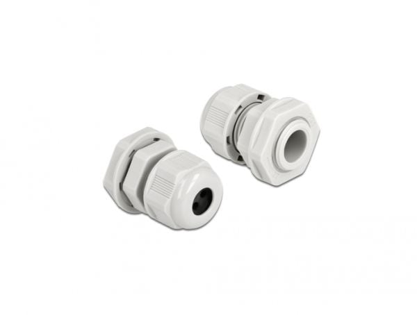DeLOCK 60374, Harmaa, Muovi, 2 kpl, PG9, 3 mm, IP68