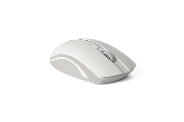Rapoo 7200M - Mus - trådløs - 2.4 GHz, Bluetooth 4.0, Bluetooth 3.0 - USB trådløs mottaker - hvit