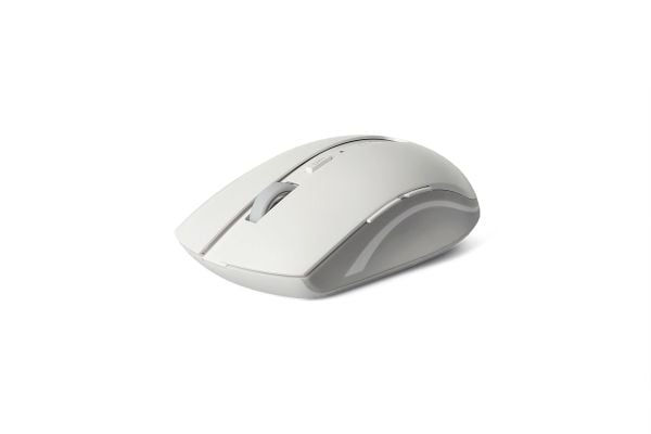 Rapoo 7200M - Mus - trådløs - 2.4 GHz, Bluetooth 4.0, Bluetooth 3.0 - USB trådløs mottaker - hvit
