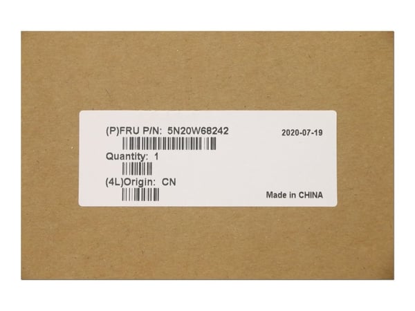 Chicony - Erstatningstastatur for bærbar PC - med Trackpoint, UltraNav - bakbelysning - QWERTY - Engelsk - Europa - svart - for ThinkPad L15 Gen 1 ...