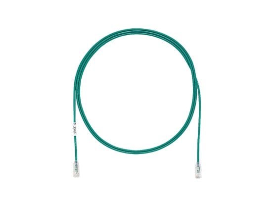 Panduit TX6-28 Category 6 Performance - Patch-kabel - RJ-45 (hane) till RJ-45 (hane) - 3 m - UTP - CAT 6 - halogenfri, formpressad, hakfri - grön