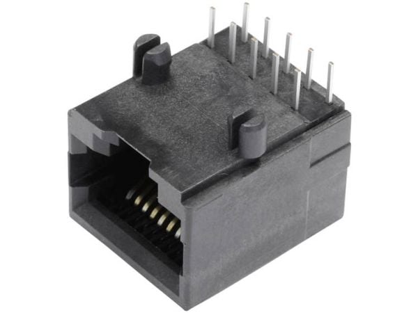 BEL Stewart Liittimet SS64100-018F Modulaarinen uppoasennettava pistorasia, suojaamaton SS64100-018F Liitäntä, uppoasennus vaakasuoraan Navat: 10P1...