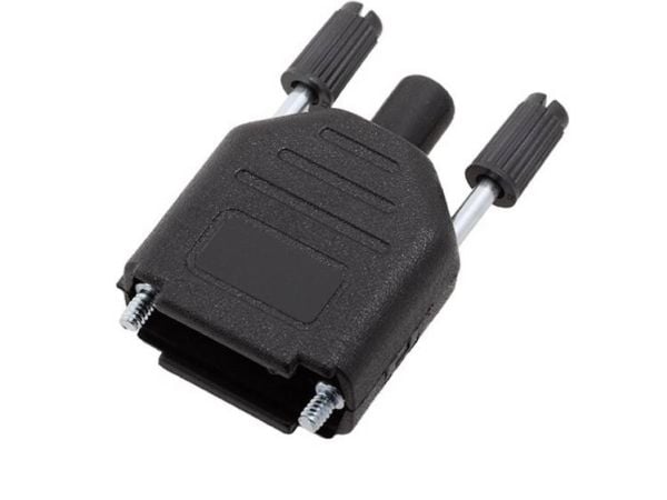 encitech DPPK09-BK-RG-K 6260-0101-51 D-Sub-kabinet 9-pol plast/metall 180° sort