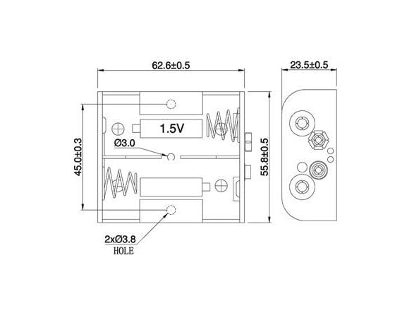 Goobay 11455, C, Polypropylen (PP), Svart, -20 - 50 ° C, 1 styck, RoHS