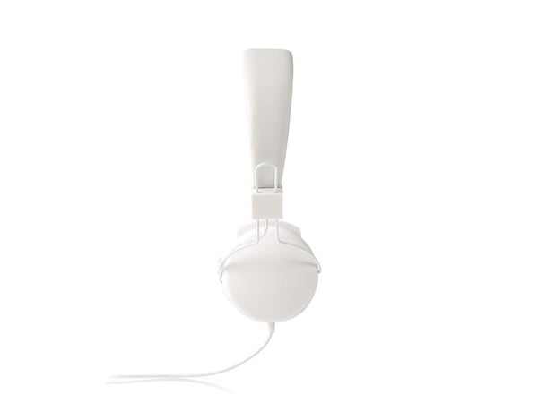 Nedis HPWD1100WT, Koblet med ledninger (ikke trådløs), 20 - 20000 Hz, Musikk/hver dag, 119 g, Hodetelefoner, Hvit
