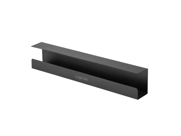 LogiLink KAB0070, Kabelbakke, Skrivebord, Stål, Sort