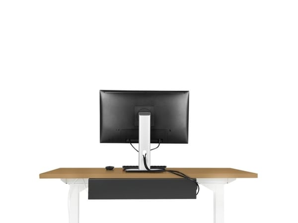 LogiLink KAB0070, Kabelskilleskuff, Bord, Stål, Sort