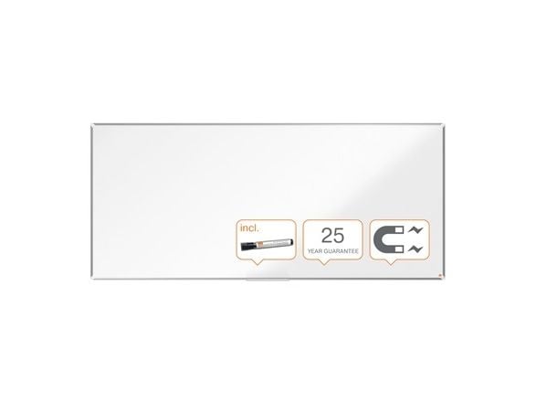 Nobo Premium Plus emaljert magnetisk whiteboardtavle 270x120cm Hvit