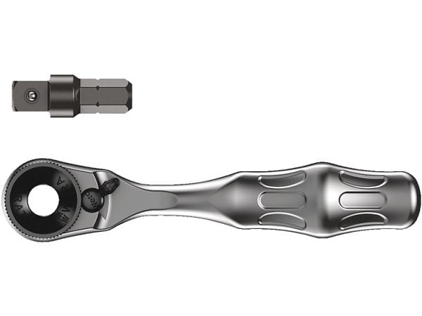 Wera 8001 A Zyklop Mini 1 Bit, Pipenøkkel, 1 stykker, Kromfarget, L-formet, Krom-molybden-stål, 1 stykker