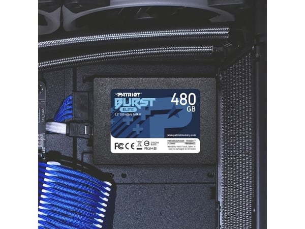 Patriot Burst Elite - SSD - 480 GB - intern - 2.5" - SATA 6Gb/s