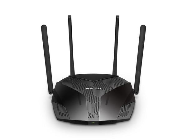 Mercusys MR70X - Trådløs ruter 3-portssvitsj - 1GbE - Wi-Fi 6 - Dobbeltbånd