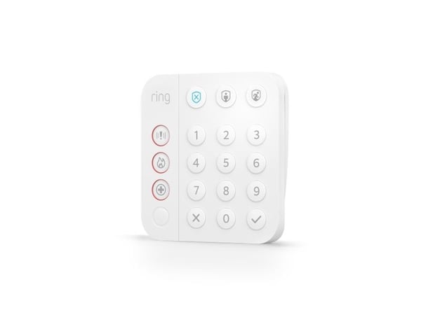 Ring Alarm Keypad - 2. generasjon - tastegruppe - trådløs - Z-Wave - hvit