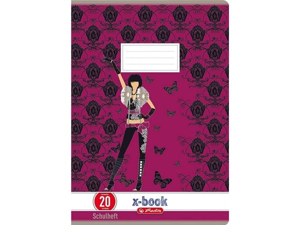 Herlitz 3322708, Blå, 16 ark, Linjerte ark, A4, 80 g/m², Gutt/Jente