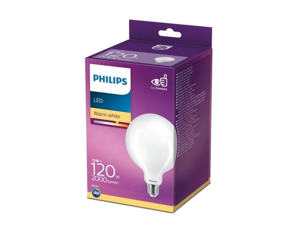 Philips Lamppu, 13 W, 120 W, E27, 2000 lm, 15000 h, Lämmin valkoinen