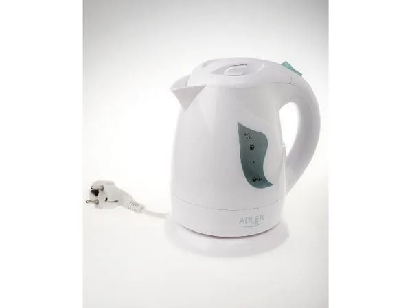 Adler AD 08 w, 1 l, 850 W, Hvit, Vannivåindikator, Trådløs, Filtrering