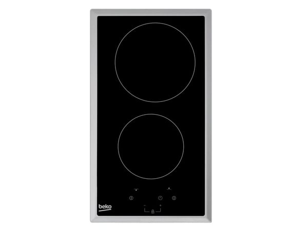 Beko HDMC32400TX, Ruostumaton teräs, Kiinteä, 30 cm, Keraaminen, Keraaminen lasi, 2 alue(tta)