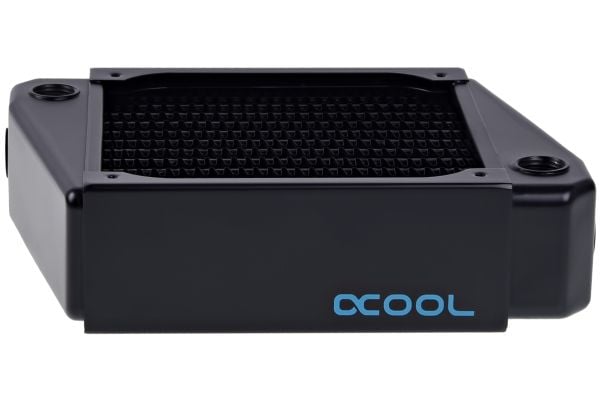 Alphacool NexXxos XT45, Radiatorblokk, Kobber (Cu), Stål, Sort, 1/4", 1,5 stang, 12 cm