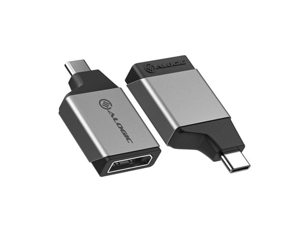 ALOGIC ULCDPMN-SGR, USB Type-C, DisplayPort-lähtö, 3840 x 2160 pikseliä