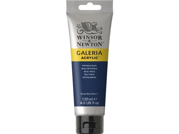 Winsor & Newton Galeria Acrylic, 120 ml, Blå, Rør