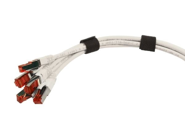 ALLNET 19"zbh. Klettband 25m, B20mm, schwarz, Synergy 21