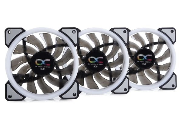Alphacool Eiszyklon Aurora LUX Digital RGB, Vifte, 12 cm, 1100 RPM, 87,32 m³/t, Gjennomsiktig