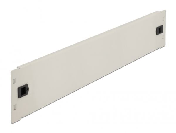 Delock - Blindpanel till rack - grå - 2U - 19"