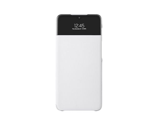 Samsung S View EF-EA326 - Vikbart fodral för mobiltelefon - vit - för Galaxy A32 5G