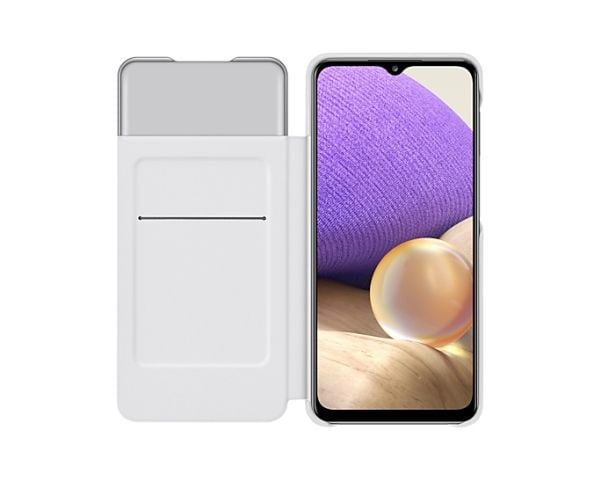 Samsung S View EF-EA326 - Vikbart fodral för mobiltelefon - vit - för Galaxy A32 5G