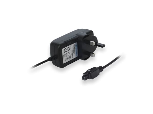Teltonika - Strømadapter - AC 100-240 V - 18 watt - Storbritannia - for Teltonika RUT360, RUTX08, RUTX09, RUTX10, RUTX11, RUTXR1