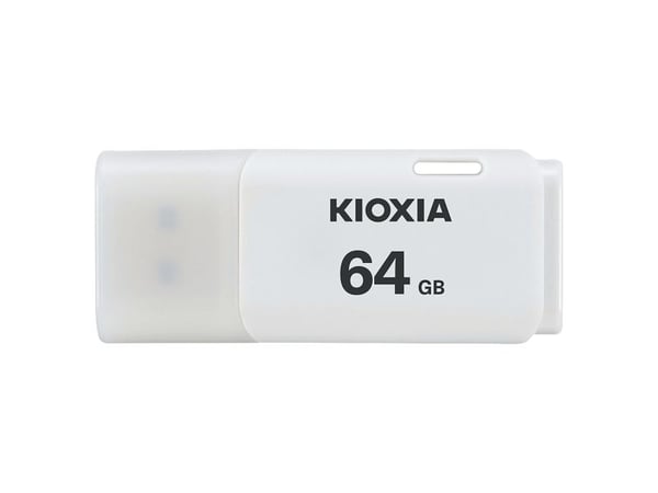 KIOXIA TransMemory U202 - USB flash-enhet - 64 GB - USB 2.0 - vit