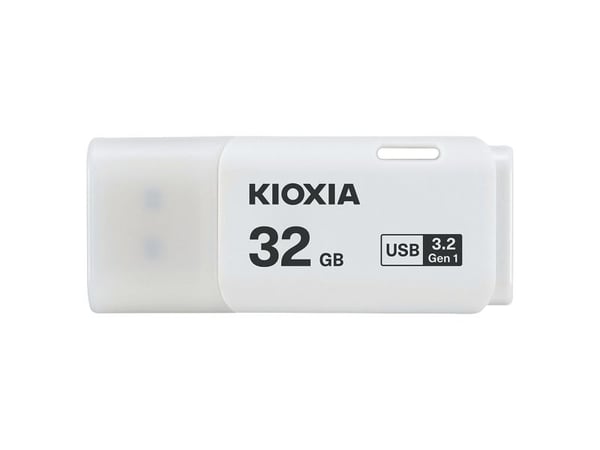 USB-nyckel 3.0 Kioxia TransMemory U301, 32 GB, vit