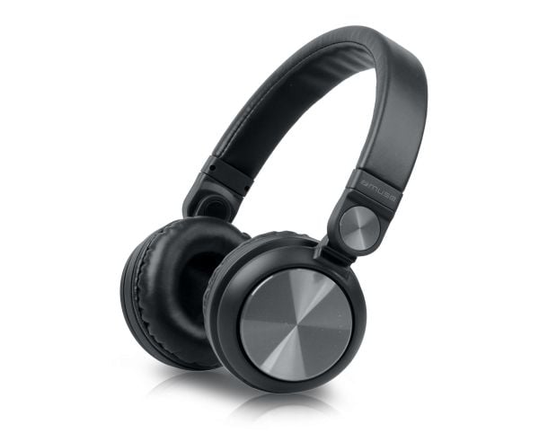 Muse M-276BT, Ledning & Trådløs, 20 - 20000 Hz, Samtaler/musikk, 340 g, Hodesett, Sort